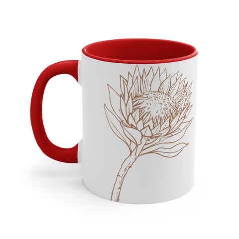 Protea South Africa Accent Mugs, 11oz