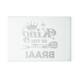 Glass Cutting Board South African King of the Braai