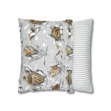 South African Protea Spun Polyester Pillowcase