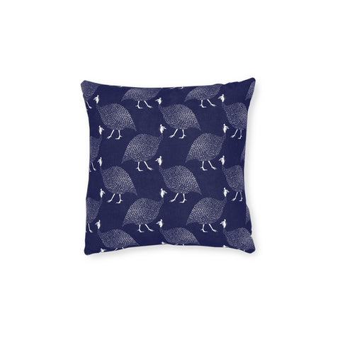 South African Guinea fowl Square Pillow