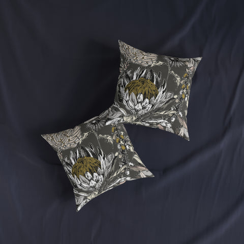 South African Protea Square Pillow