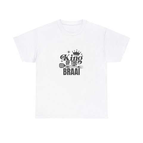 King of the Braai Afrikaans South African t-shirt Unisex Heavy Cotton Tee