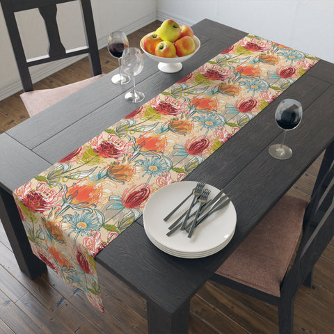 Protea decor South African home decor Table Runner (Cotton, Poly)