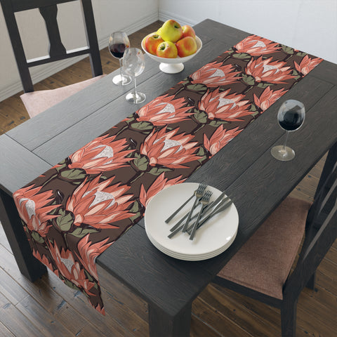 Protea decor South African home decor Table Runner (Cotton, Poly)