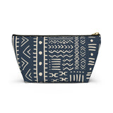 South African Ethnic Print Make up bag, Pencil Case Accessory Pouch w T-bottom