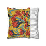 South African Protea Spun Polyester Pillowcase