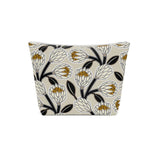 South African Protea Cotton Cosmetic Bag