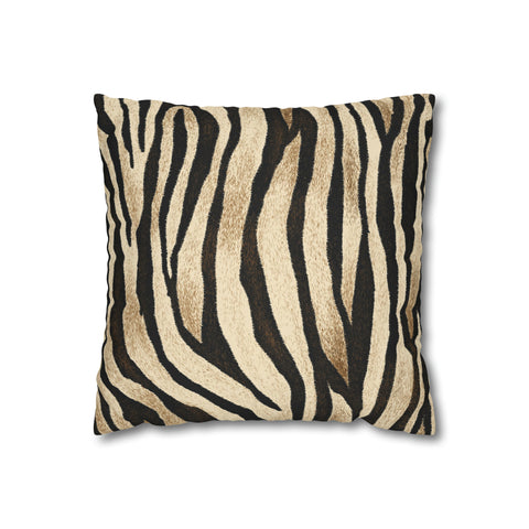 African Zebra print Pillowcase Cover only - no filling is included