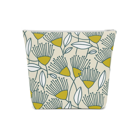 South African Protea Cotton Cosmetic Bag