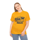 South African My Braai My Rules Unisex Heavy Cotton T-shirt