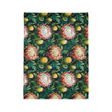 South African Protea Soft Polyester Blanket