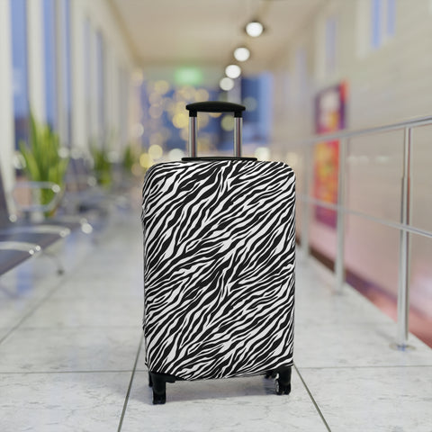 African Safari Zebra Custom Designed Luggage Cover Modern Luggage Protector Suitcase Cover, Carry on luggage Wrap, luggage Cover