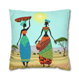 African Ladies  Pillowcase Cover only - no filling is included