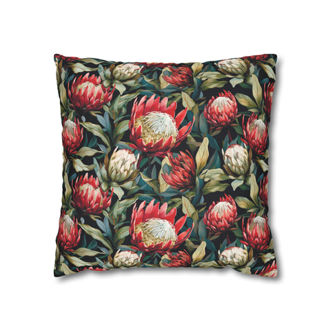 Copy of Copy of South African Protea Spun Polyester Pillowcase