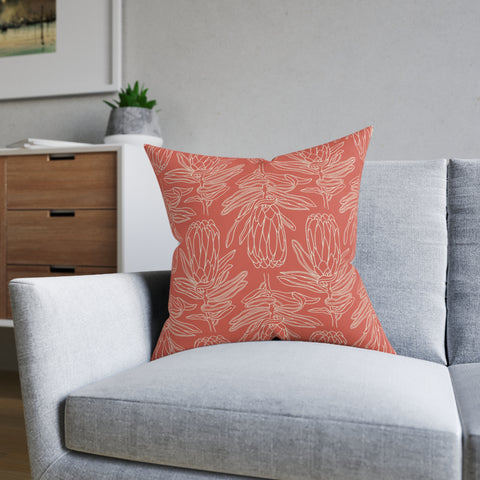 South African Guinea fowl Square Pillow