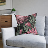 South African Protea Square Pillow