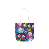 South African Protea Polyester Canvas Tote Bag