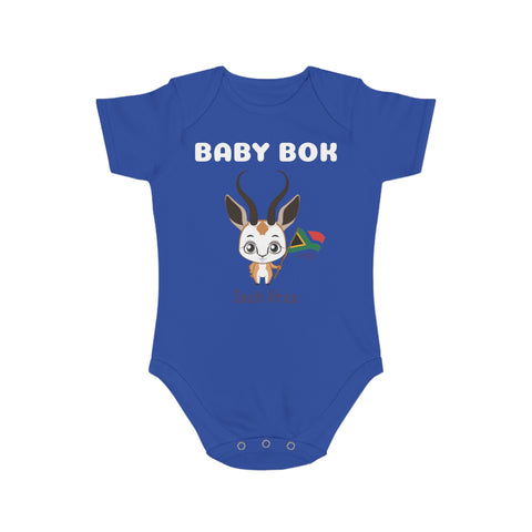 Baby Bokkie Short-sleeved Baby Bodysuit South Africa Babygrow Short Sleeve Baby Bodysuit