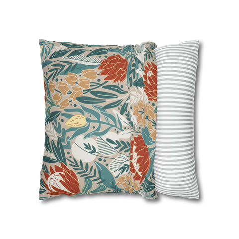 Pillow Case Ethnic Protea flowers floral