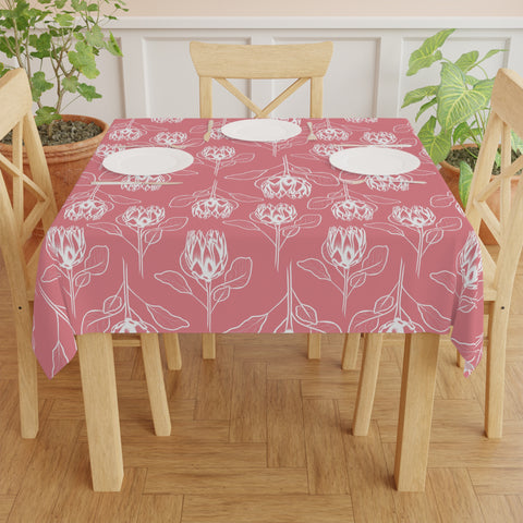 South African Protea Tablecloth 140cm × 140cm One size only