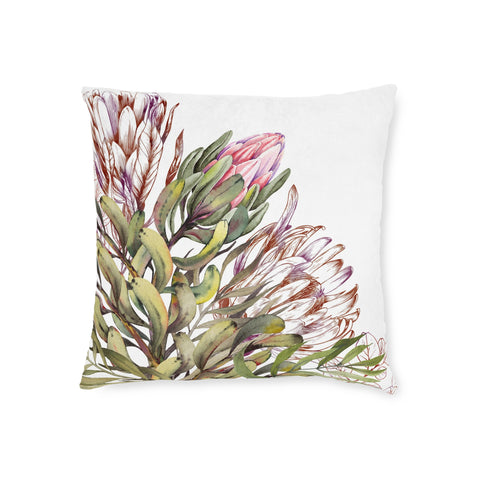 South African Protea Square Pillow