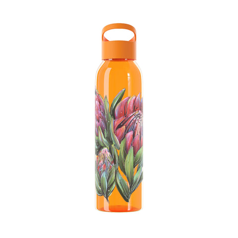 South African Protea Sky Water Bottle