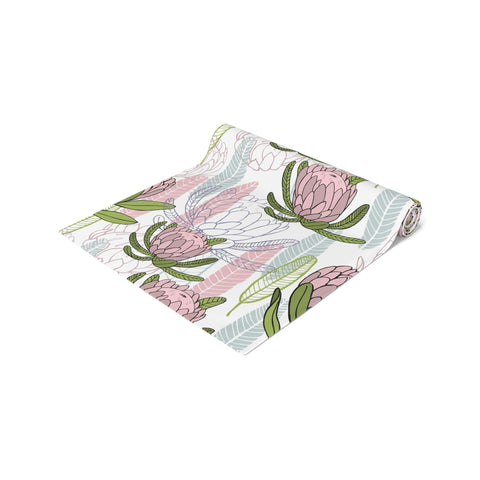 Protea South Africa Table Runner (Cotton, Poly)South African Protea Table decoration, African decor