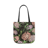 South African Protea Polyester Canvas Tote Bag