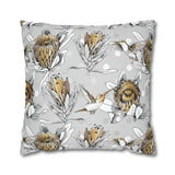 South African Protea Spun Polyester Pillowcase