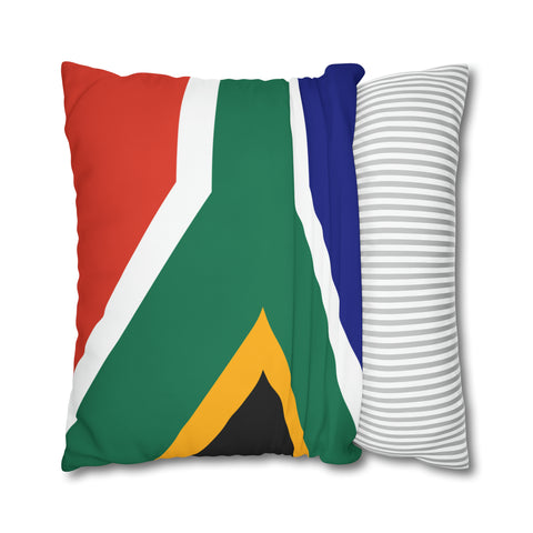 South African Flag Pillowcase Cover only - no filling is included