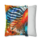 African Zebra Pillowcase Cover only - no filling is included