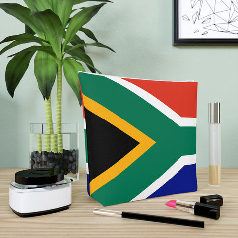 Cotton Cosmetic Bag South African Flag