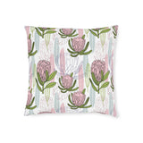 South African Protea Square Pillow