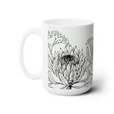 South Africa Protea Ceramic Mug 15oz - Dispatched from USA