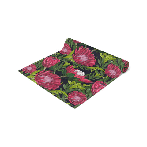 Protea South Africa home decor Table Runner (Cotton, Poly)South African Protea Table decoration, African decor