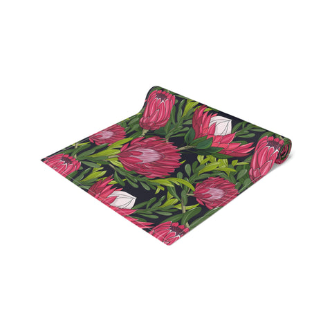 Protea South Africa home decor Table Runner (Cotton, Poly)South African Protea Table decoration, African decor