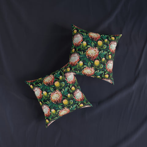 South African Protea Square Pillow