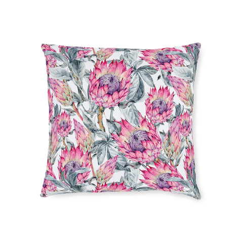 South African Protea Square Pillow