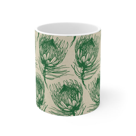 South African Protea Mug 11oz