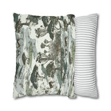 African Safari springoks and animal print Pillowcase Cover only - no filling is included