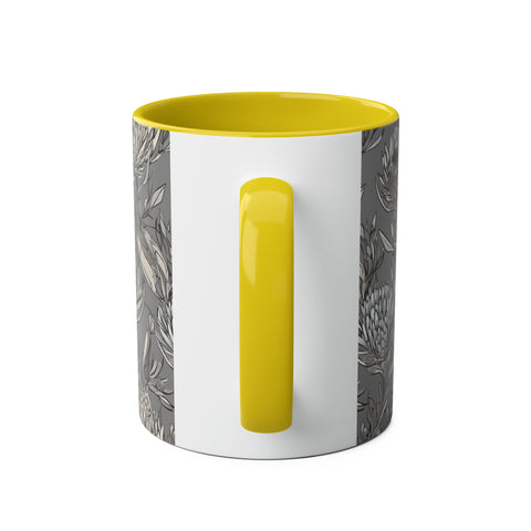 Two-Tone Coffee Mugs, 11oz