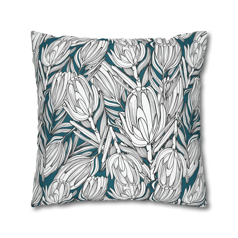 South African Protea Pillow case only Polyester Cushion case only