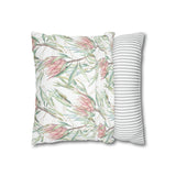 South African Protea Spun Polyester Pillowcase - Shipped from UK/USA/AUS