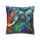 African Elephant Pillowcase Cover only - no filling is included