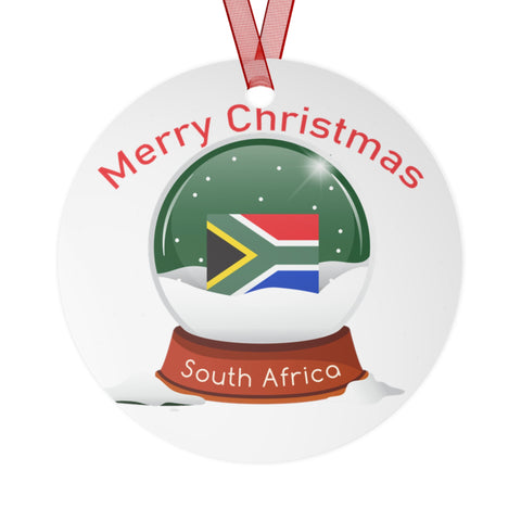 South African Christmas Metal Ornaments