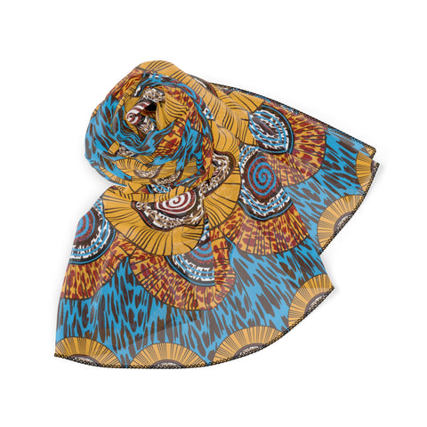 Poly Scarf African Print