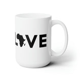 Love Africa Ceramic Mug 15oz - Dispatched from USA