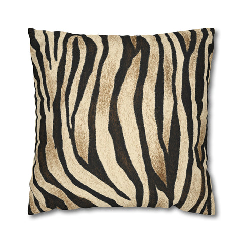 African Zebra print Pillowcase Cover only - no filling is included