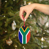 South African Christmas Decoration Wooden Ornaments