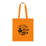 Keep Calm and Braai on South African Cotton Tote